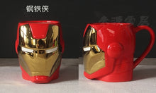 Load image into Gallery viewer, Creative 3D Cartoon Super Hero Iron man SpiderMan TreeMan Cup Milk Coffee Ceramic Mugs Fashion The Avenger-Gift Baby flowerpot