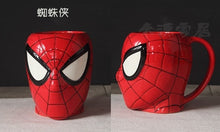 Load image into Gallery viewer, Creative 3D Cartoon Super Hero Iron man SpiderMan TreeMan Cup Milk Coffee Ceramic Mugs Fashion The Avenger-Gift Baby flowerpot