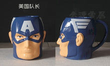 Load image into Gallery viewer, Creative 3D Cartoon Super Hero Iron man SpiderMan TreeMan Cup Milk Coffee Ceramic Mugs Fashion The Avenger-Gift Baby flowerpot